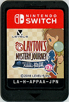 【中古】レイトン ミステリージャーニー カトリーエイルと大富豪の陰謀 DX　Nintendo Switch　　ソフトのみ