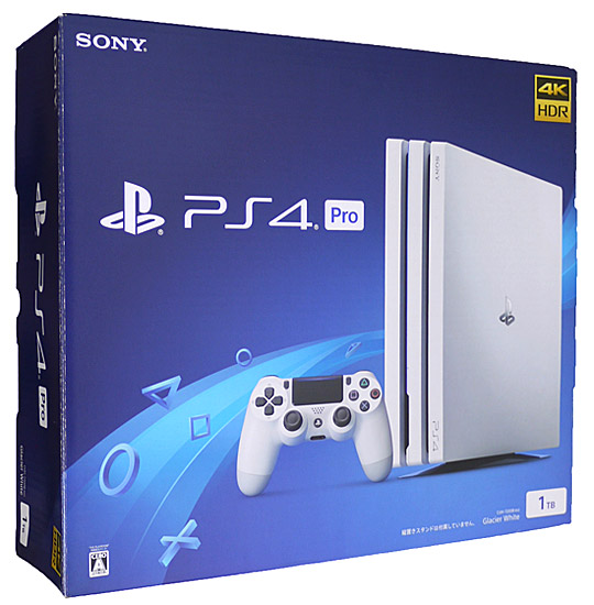 【中古】SONY　プレイステーション4 Pro 1TB グレイシャー・ホワイト　CUH-7200BB02 元箱あり