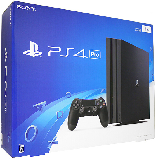 【中古】SONY　プレイステーション4 Pro 1TB ブラック　CUH-7000BB01 元箱あり