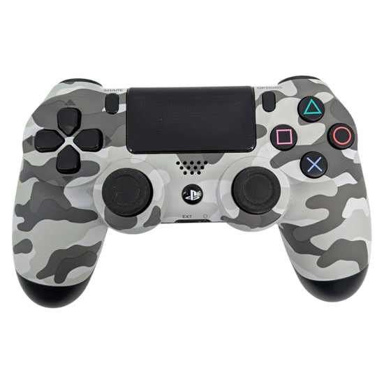 【中古】SONY　ワイヤレスコントローラー DUALSHOCK 4　アーバン・カモフラージュ　CUH-ZCT1J 04　本体のみ