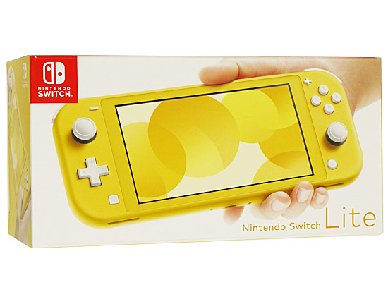 【中古】任天堂　Nintendo Switch Lite(ニンテンドースイッチ ライト)　HDH-S-YAZAA　イエロー　液晶画面いたみ 元箱あり