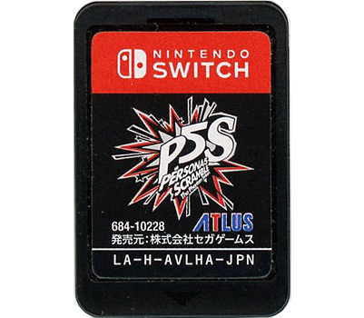 【中古】ペルソナ5 スクランブル ザ ファントム ストライカーズ　Nintendo Switch　　ソフトのみ