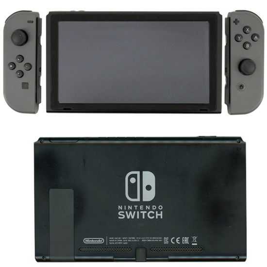 【中古】任天堂　Nintendo Switch　グレー　本体いたみ