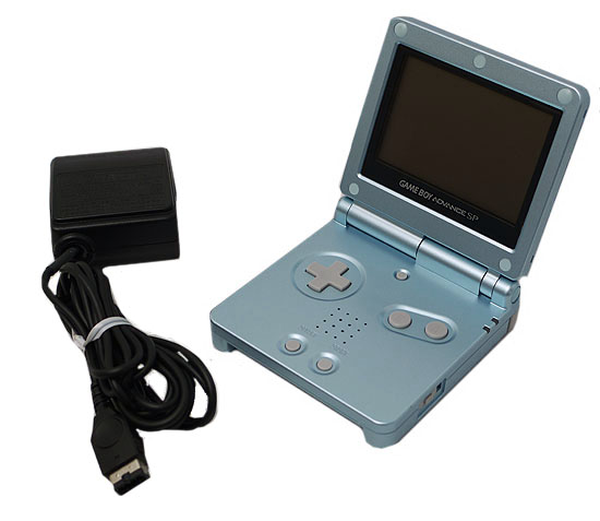 【中古】任天堂　ゲームボーイアドバンスSP パールブルー　本体いたみ