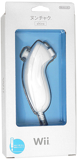 【中古】任天堂　Wii用 ヌンチャク(シロ) RVL-004 元箱あり