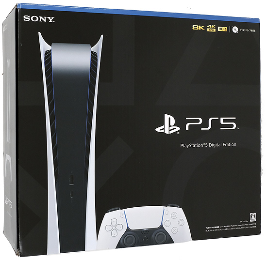 【中古】SONY　プレイステーション5 デジタル・エディション 825GB　CFI-1000B01　コントローラーなし 元箱あり