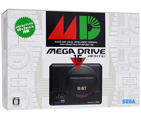 【中古】SEGA　メガドライブミニ　HAA-2520　未使用