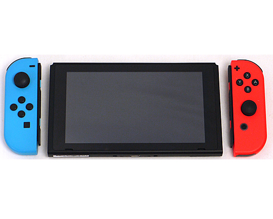 【中古】任天堂　Nintendo Switch　ネオンブルー/ネオンレッド　液晶画面いたみ
