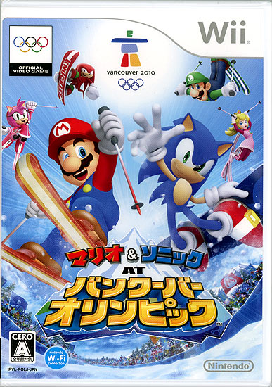 【中古】マリオ&ソニック AT バンクーバーオリンピック　Wii　説明書なし・ディスク傷