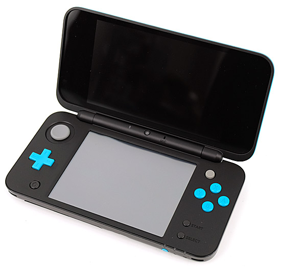 【中古】任天堂　Newニンテンドー2DS LL ブラック×ターコイズ　本体のみ