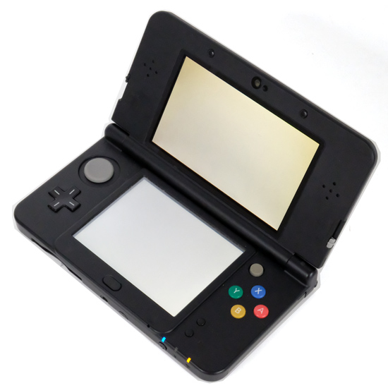 【中古】任天堂　Newニンテンドー3DS ブラック　液晶画面いたみ