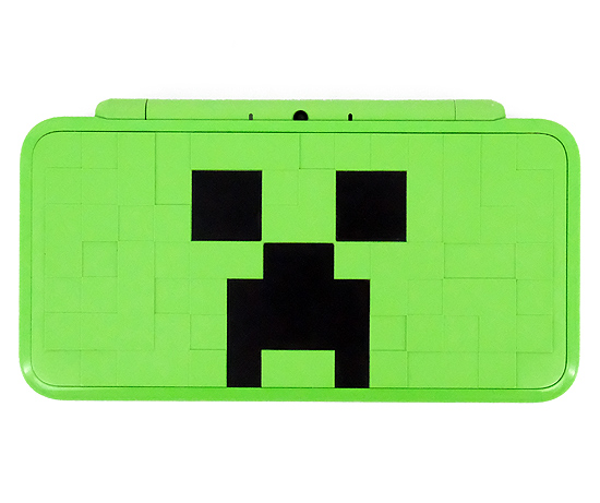 【中古】任天堂　Newニンテンドー2DS LL マインクラフトクリーパーエディション　JAN-S-MBDG