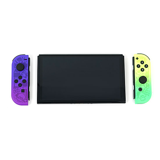 【中古】任天堂　Nintendo Switch 有機ELモデル スプラトゥーン3エディション　HEG-S-KCAAA　ゴムなし・本体いたみ
