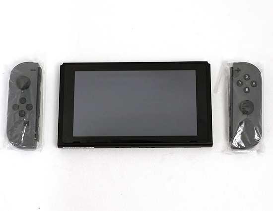 【中古】任天堂　Nintendo Switch　グレー　Joy-Conいたみ
