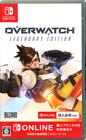 【中古】オーバーウォッチ レジェンダリー・エディション　Nintendo Switch　ケースいたみ