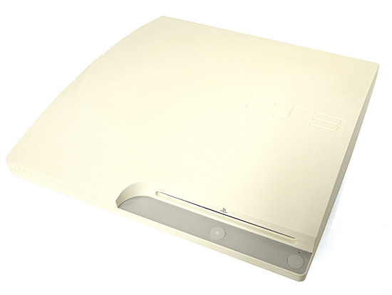 【中古】SONY　プレイステーション3 160G ホワイト CECH-3000ALW　ゴム足なし・本体いたみ