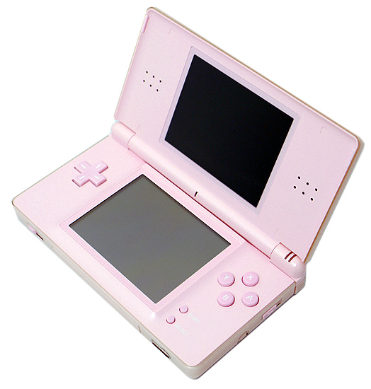 【中古】任天堂　ニンテンドーDS Lite ピンク　USG-S-PA　液晶画面いたみ