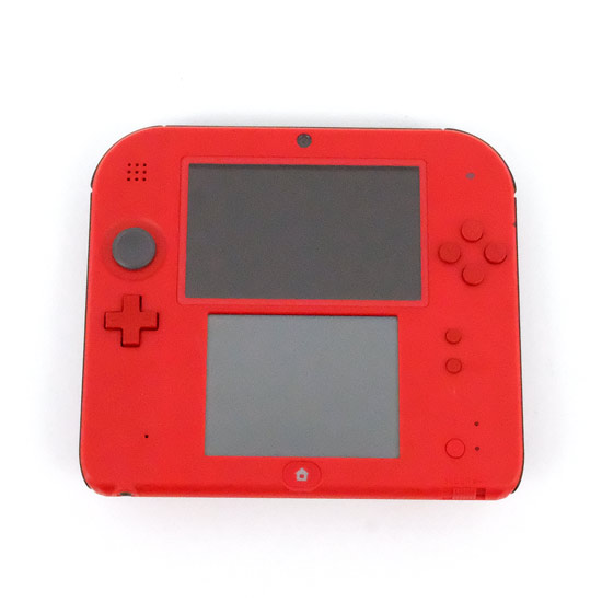 【中古】任天堂　ニンテンドー2DS レッド　FTR-S-RCAA　本体のみ
