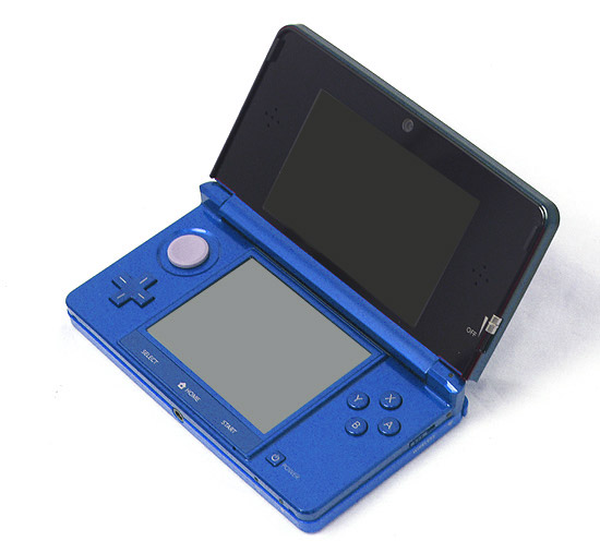 【中古】任天堂　ニンテンドー3DS コバルトブルー　CTR-S-BBAA　ACアダプターなし