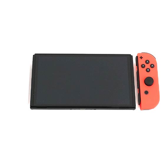 【中古】任天堂　Nintendo Switch 有機ELモデル　HEG-S-KABAA　ネオンブルー・ネオンレッド　Joy-Con(L)なし
