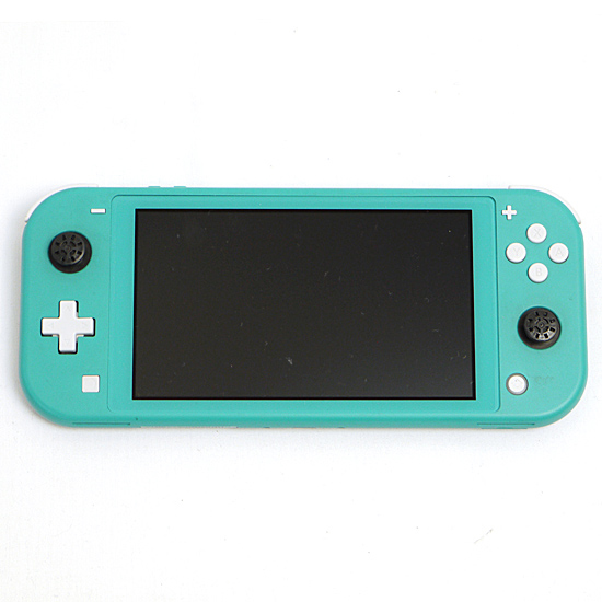 【中古】任天堂　Nintendo Switch Lite(ニンテンドースイッチ ライト)　HDH-S-BAZAA　ターコイズ　本体のみ　ゴムなし・液晶画面いたみ