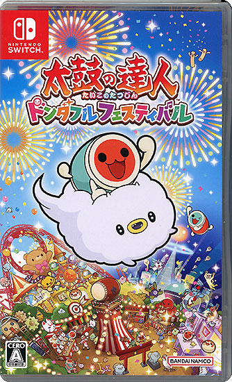 【中古】太鼓の達人 ドンダフルフェスティバル　Nintendo Switch　カバーいたみ