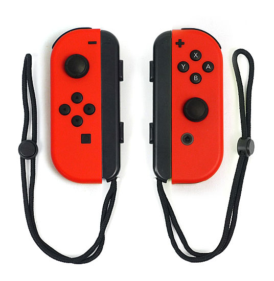 【中古】任天堂　Joy-Con (L)/(R)　レッド　HAC-A-JAGAA 元箱あり
