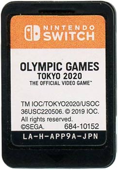 【中古】東京2020オリンピック The Official Video Game　Nintendo Switch　　ソフトのみ　ラベルいたみ