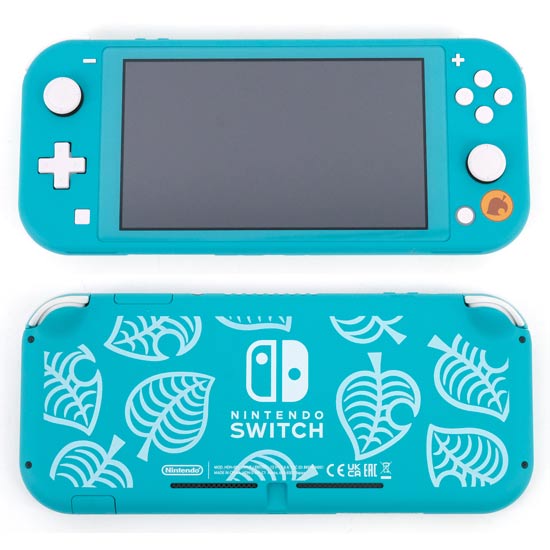 【中古】任天堂　Nintendo Switch Lite あつまれ どうぶつの森セット 〜まめきち&つぶきちアロハ柄〜　HDH-S-BCZGB　本体のみ　いたみ