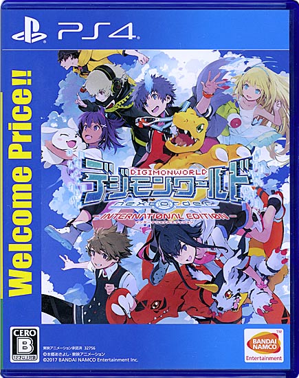 【中古】デジモンワールド - next 0rder - INTERNATIONAL EDITION Welcome Price!!　PS4　説明書なし・ケースいたみ