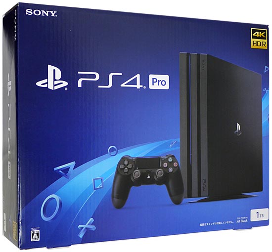 【中古】SONY　プレイステーション4 Pro 1TB ブラック　CUH-7100BB01　本体のみ 元箱あり