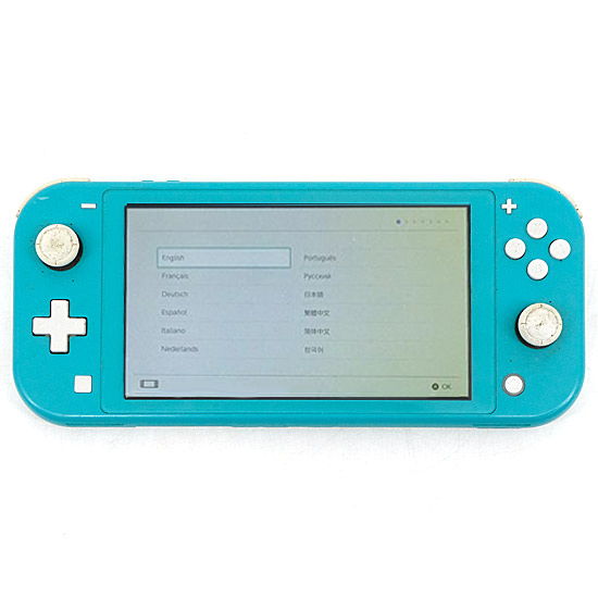 【中古】任天堂　Nintendo Switch Lite(ニンテンドースイッチ ライト)　HDH-S-BAZAA　ターコイズ　本体のみ　本体・液晶画面いたみ
