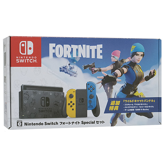 【中古】任天堂　Nintendo Switch フォートナイトSpecialセット　HAD-S-KFAGE　Joy-Conいたみ 元箱あり