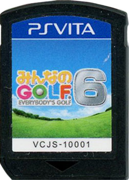 【中古】みんなのGOLF 6　PS Vita　　ソフトのみ