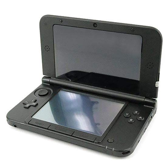【中古】任天堂　ニンテンドー3DS LL ブラック　SPR-S-KKAA　スライドパッドゴムなし・液晶画面いたみ