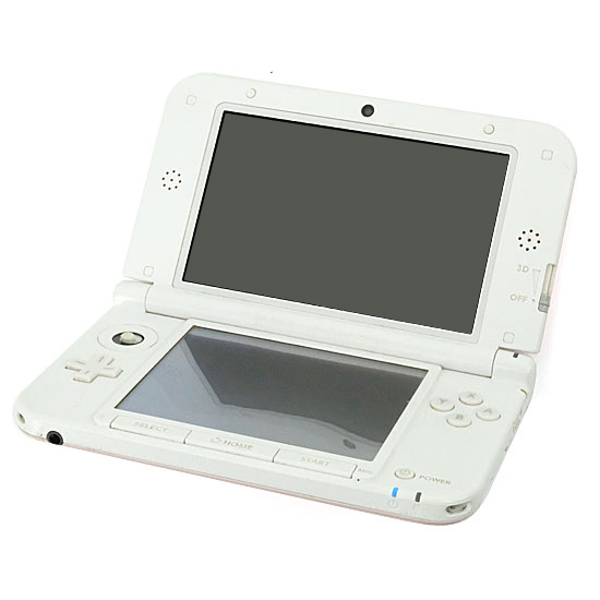 【中古】ニンテンドー3DS LL ピンクXホワイト　SPR-S-RAAA　本体のみ　本体いたみ