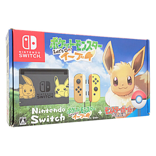【中古】任天堂　Nintendo Switch ポケットモンスター Let’s Go! イーブイセット　モンスターボール Plusいたみ 元箱あり