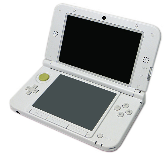 【中古】ニンテンドー3DS LL ピンクXホワイト　SPR-S-RAAA　本体のみ　本体いたみ