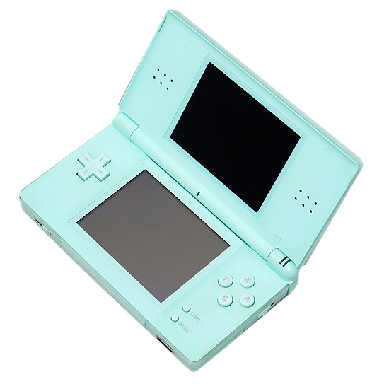 【中古】任天堂　ニンテンドーDS Lite ブルー　USG-S-CBA　ACアダプタなし　液晶画面いたみ