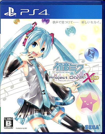 【中古】初音ミク - Project DIVA - X HD　PS4　カバーいたみ
