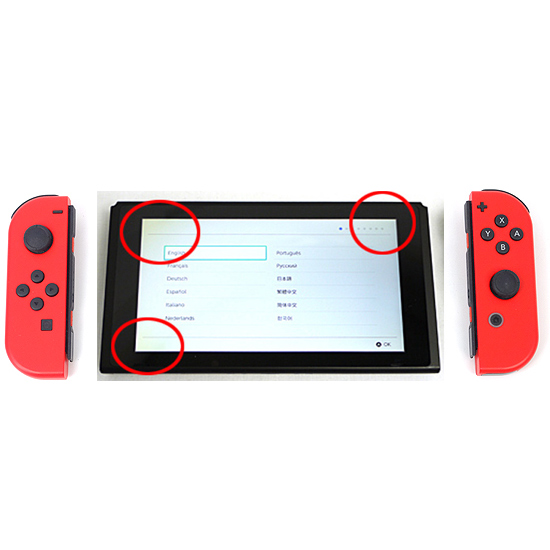【中古】任天堂　Nintendo Switch スーパーマリオ オデッセイ　HAC-S-KADEE　ソフトなし・液晶画面いたみ