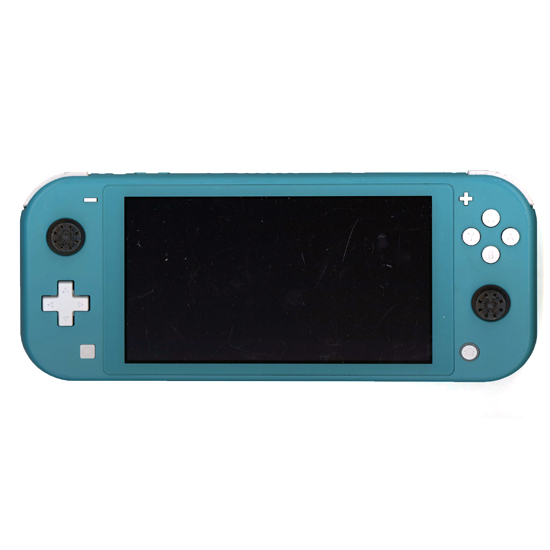 【中古】任天堂★Nintendo Switch Lite(ニンテンドースイッチ ライト)★HDH-S-BAZAA★ターコイズ●ゴムなし・液晶いたみ☆
