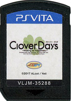 【中古】Clover Day’s　PS Vita　　ソフトのみ