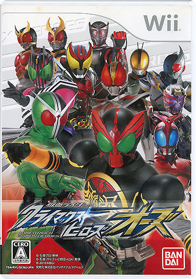 【中古】仮面ライダー クライマックスヒーローズ オーズ　Wii　ディスク傷・説明書いたみ