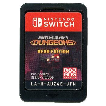 【中古】Minecraft Dungeons Hero Edition(マインクラフトダンジョンズ ヒーローエディション)　Nintendo Switch　　ソフトのみ