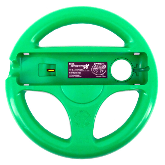 【中古】マリオカート8 ハンドル for Wiiリモコン　ルイージ　本体のみ