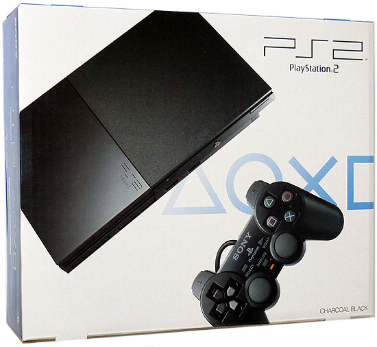 【中古】SONY　プレイステーション2 ブラック SCPH-90000CB　美品 元箱あり
