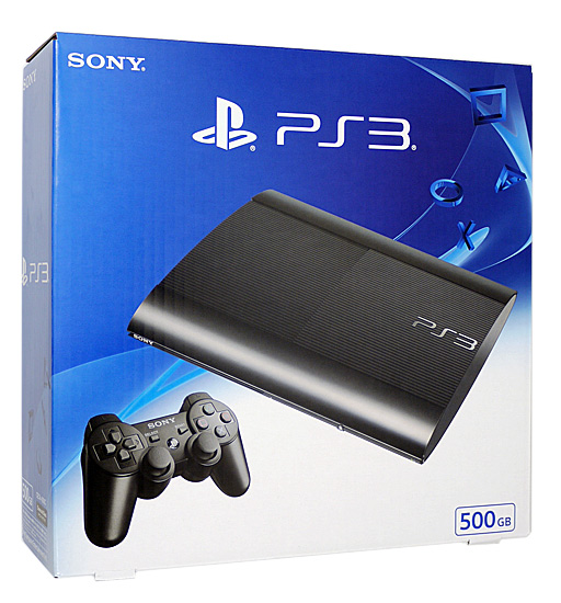 【中古】SONY　プレイステーション3 500GB ブラック CECH-4300C　訳あり 元箱あり