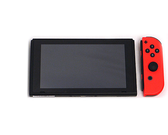【中古】任天堂　Nintendo Switch バッテリー拡張モデル　HAD-S-KABAA　ネオンブルー・ネオンレッド　Joy-Con(L)なし
