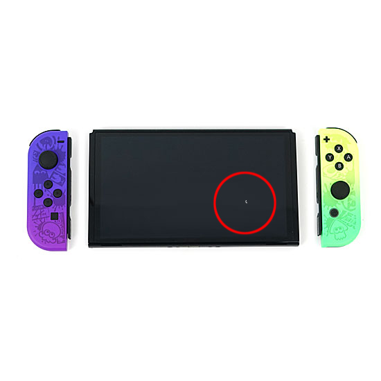 【中古】任天堂　Nintendo Switch 有機ELモデル スプラトゥーン3エディション　HEG-S-KCAAA　ドックカバーなし・液晶画面いたみ